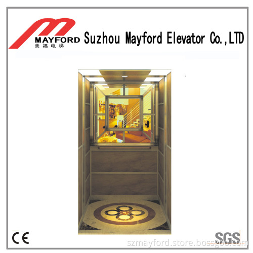320kg 0.4m/S 6/6 Home Elevator
